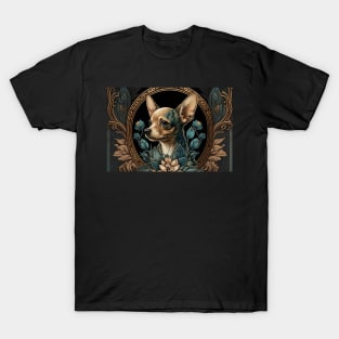 Chihuahua - Art Nouveau Style T-Shirt